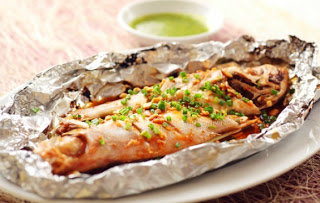 Cá Lăng Nướng Giấy Bạc