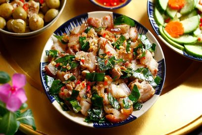 L&aacute; Mắc Mật X&agrave;o Thịt