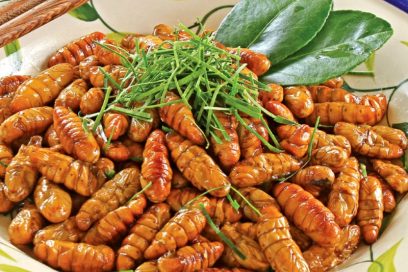 Nhộng Tằm Rang Muối